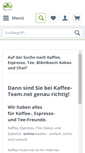 Mobile Screenshot of kaffee-team.net